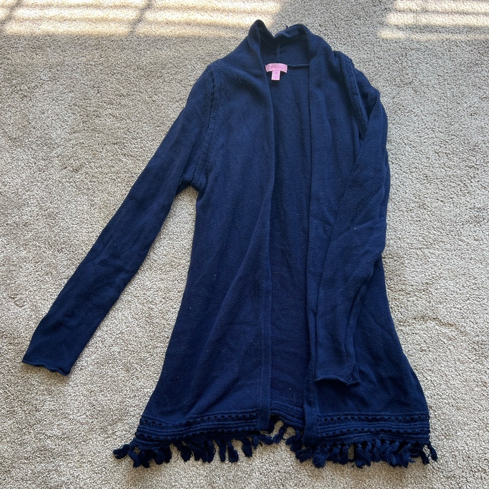 Lilly Pulitzer Fringe Cardigan